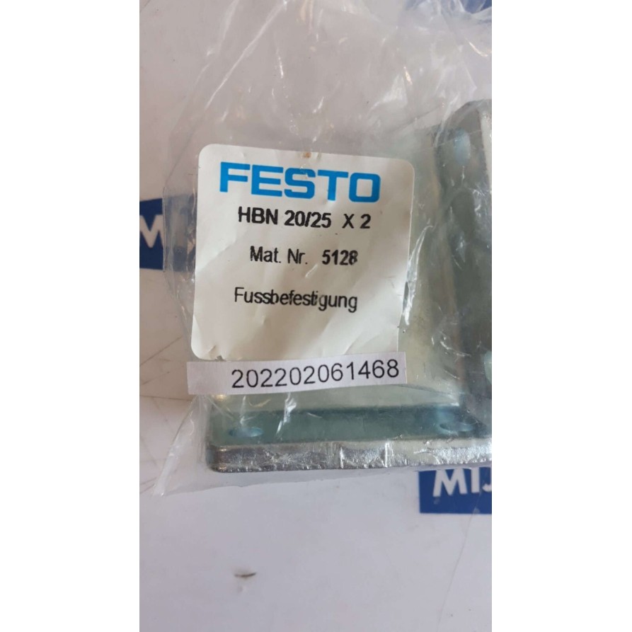 Festo HBN 20 25 X2 FUSSBEFESTIGUNG 5128 NEW OLD STOCK