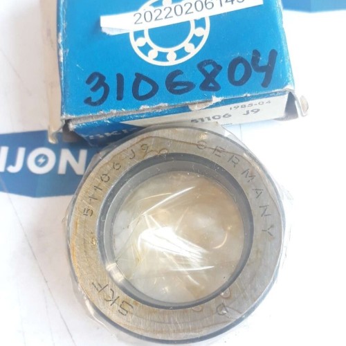 SKF 51106 Single Thrust Ball Bearing NEW OLD STOCK SKF 51106 Single Thrust Ball Bearing NEW OLD STOCK