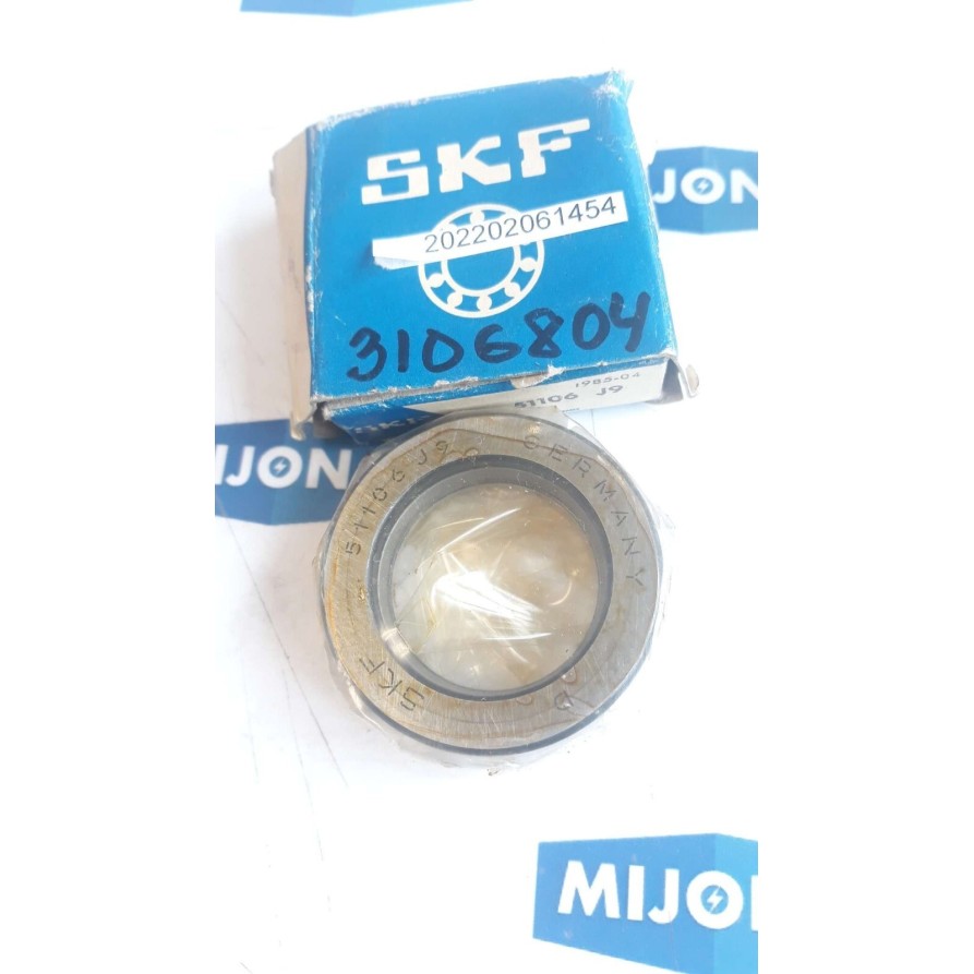 SKF 51106 Single Thrust Ball Bearing NEW OLD STOCK SKF 51106 Single Thrust Ball Bearing NEW OLD STOCK
