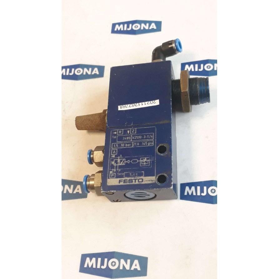 Festo VZ0B 3 1 4 1.5-10 BAR 3489 DELAY VALVE