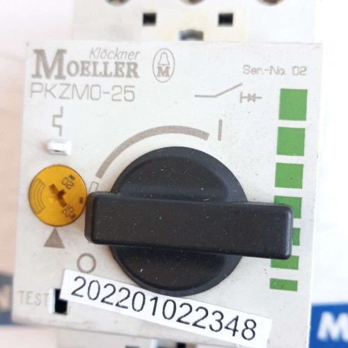 MOELLER PKZM0 25 MOTORSCHUTZSCHALTER 50 60HZ 6000V 25A MOELLER PKZM0 25 MOTORSCHUTZSCHALTER 50 60HZ 6000V 25A