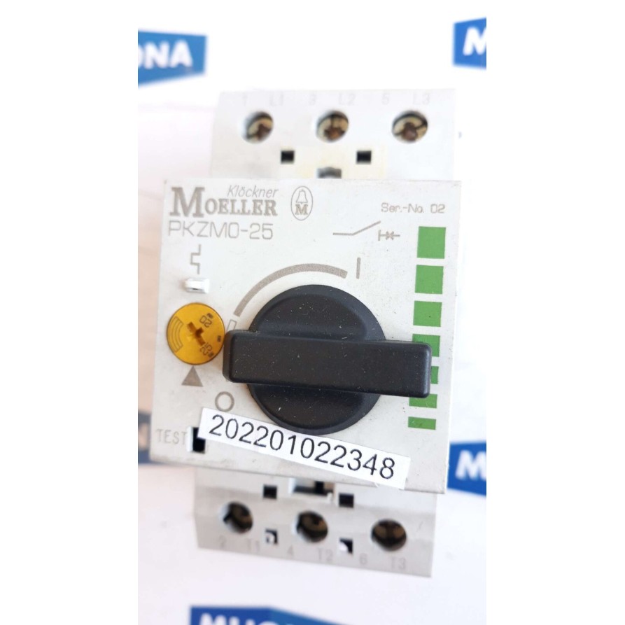 MOELLER PKZM0 25 MOTORSCHUTZSCHALTER 50 60HZ 6000V 25A MOELLER PKZM0 25 MOTORSCHUTZSCHALTER 50 60HZ 6000V 25A