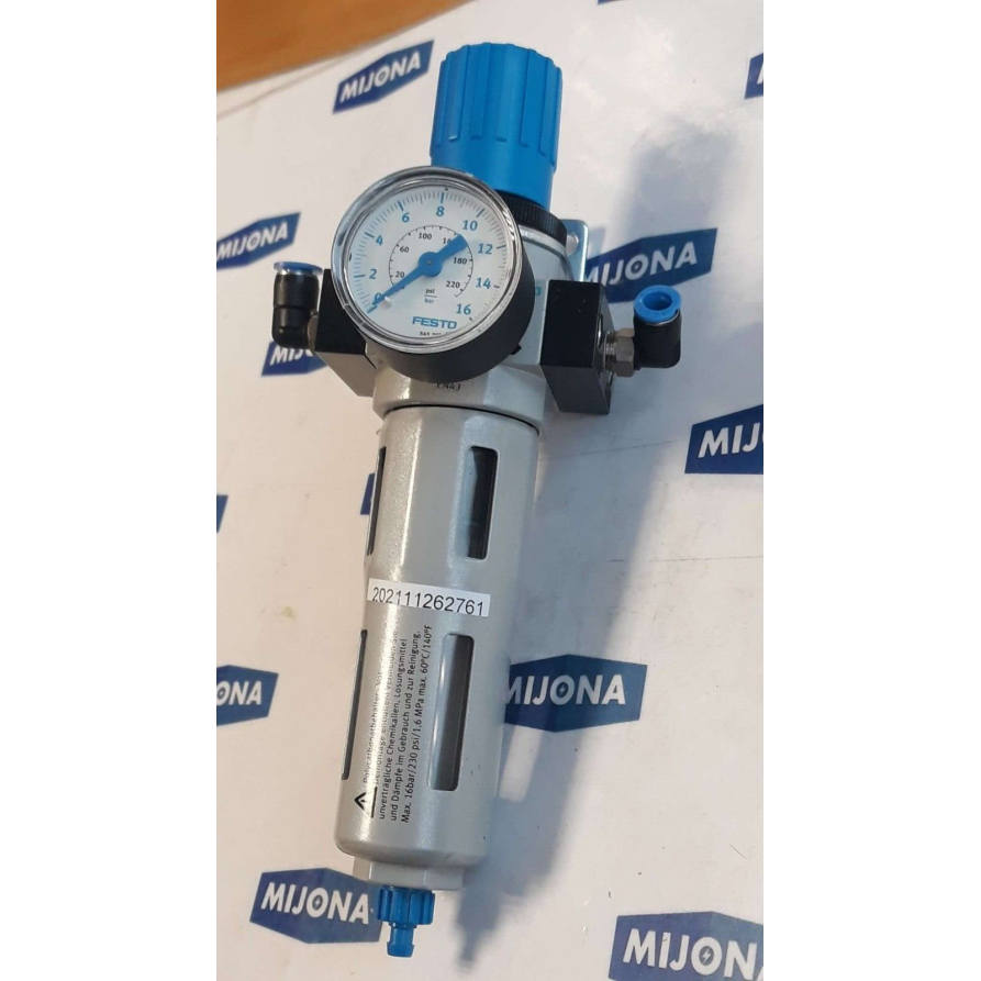 Festo LFR D 5M MINI 162718 pressure regulator valve 345395 MANOMETER