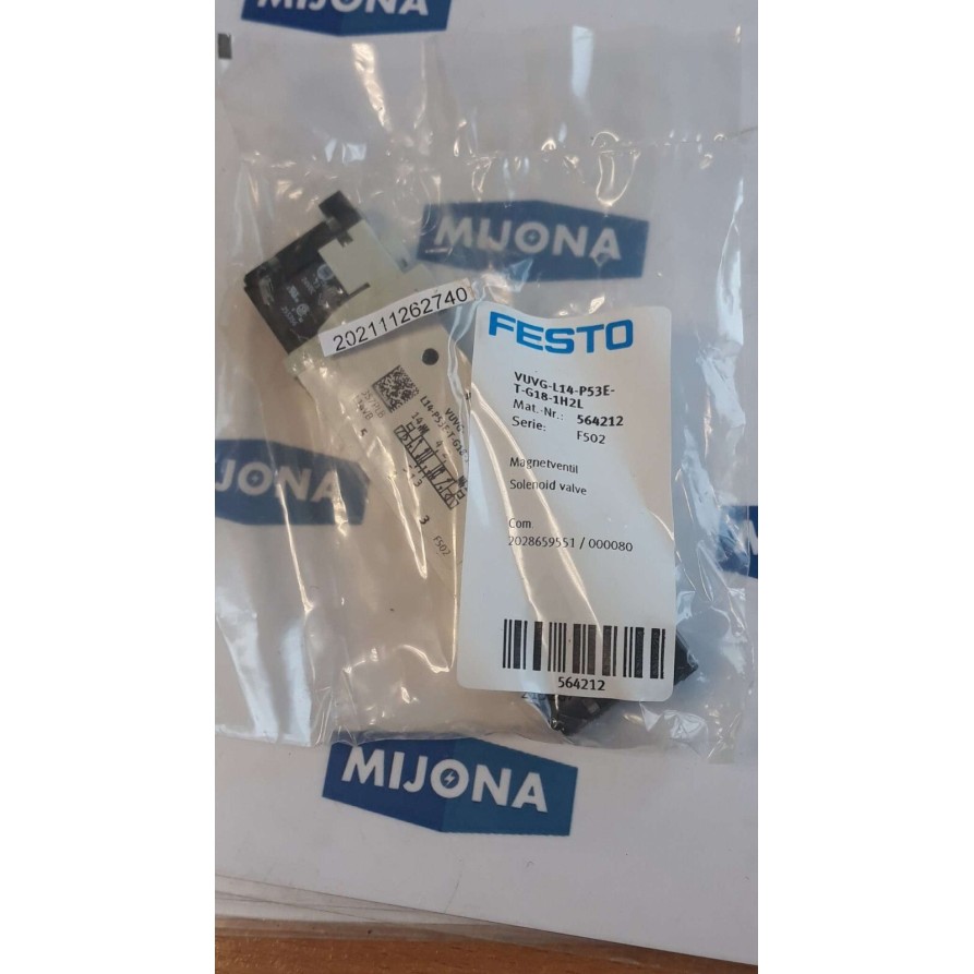 Festo VUVG L14 P53E T G18 1H2L MAGNEVENTIL VALVE 564212 SERIE F502 SOLENOID VALV