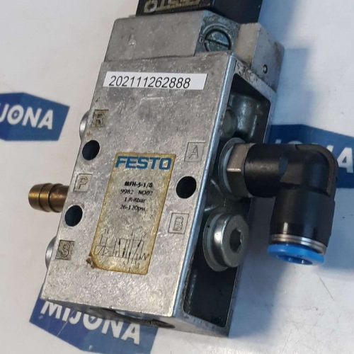 FESTO MFH 5 1 8 SOLENOID VALVE 9982 & COIL MSFG 24 42 50 60 0D