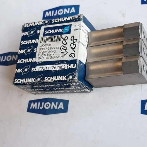 Schunk SBR-PGZN+64 FINGER BLANK 0300020 SBR PGZN 64 SB060138 NEW OLD STOCK
