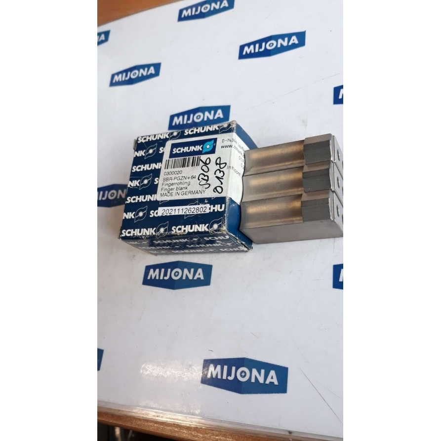 Schunk SBR-PGZN+64 FINGER BLANK 0300020 SBR PGZN 64 SB060138 NEW OLD STOCK