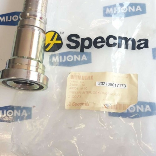 SPECMA 46601 16 16 pressn interlock RAK SAE6000 24881 10 NEW OLD STOCK SPECMA 46601 16 16 pressn interlock RAK SAE6000 24881 10 NEW OLD STOCK