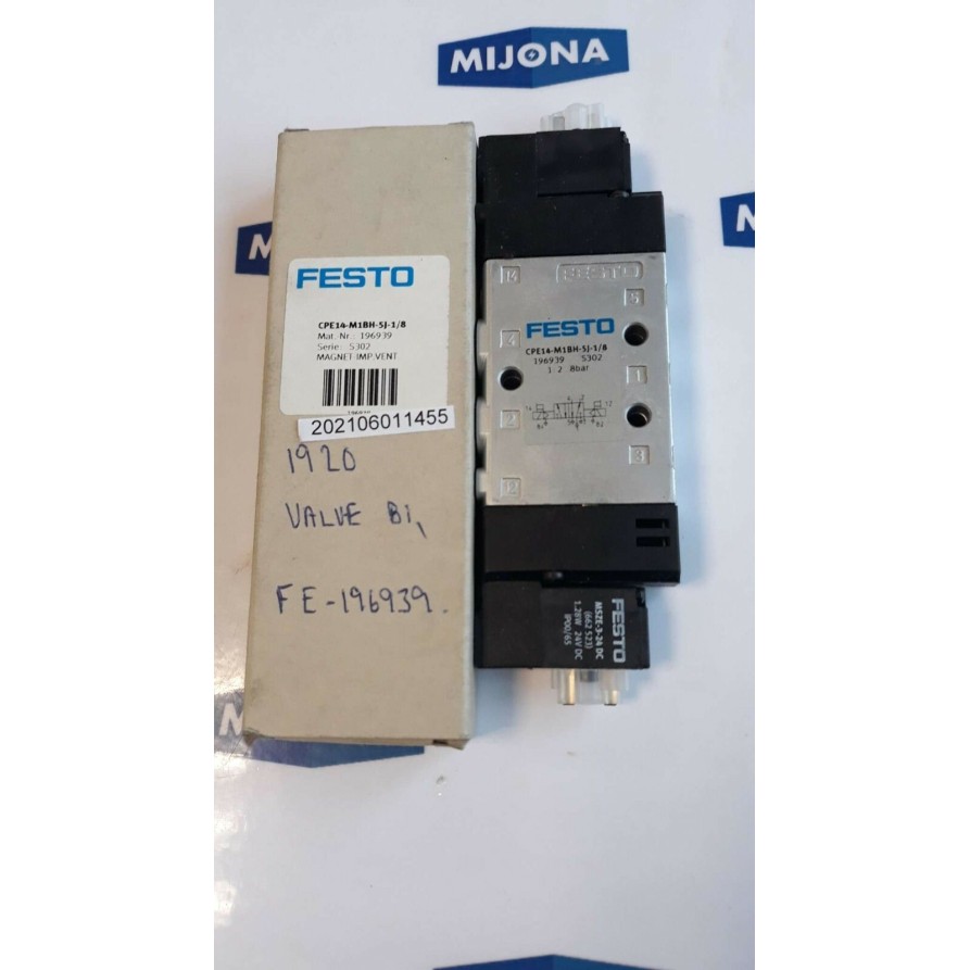 Festo CPE14 M1BH 5J 1 8 Magneventil solenoid valve 196939 NEW OLD STOCK
