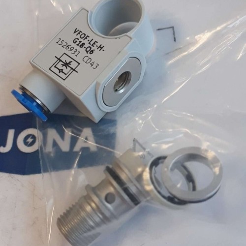 Festo VFOF LE H G18 Q6 1526931 SERIE CD43 ONE WAY FLOW CONTROL VALVE Festo VFOF LE H G18 Q6 1526931 SERIE CD43 ONE WAY FLOW CONTROL VALVE