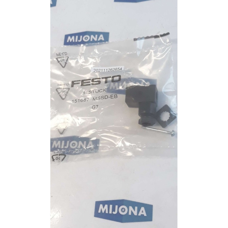 Festo 151687 MSSD EB PLUG SOCKET MSSD-EB
