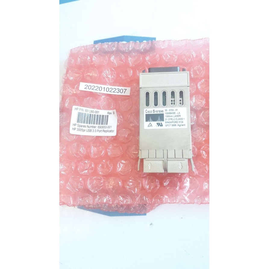 CISCO SYSTEMS 30 0703 01 1000BASE LX 1300nm LASER 21CFR J   MODULE NEW OLD STOCK