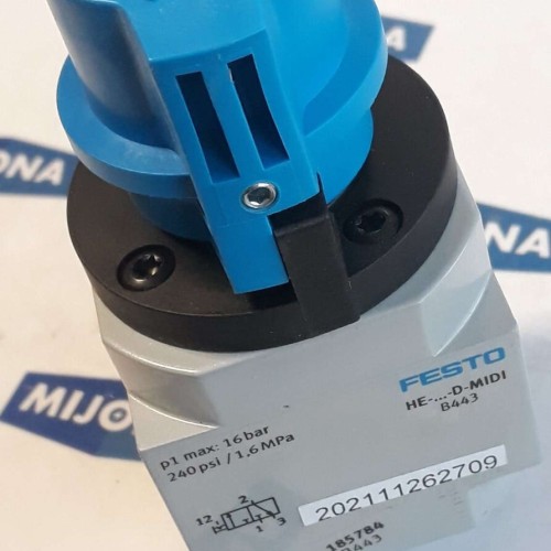 Festo HE D MIDI  185784 16BAR 240PSI 1.6MPA