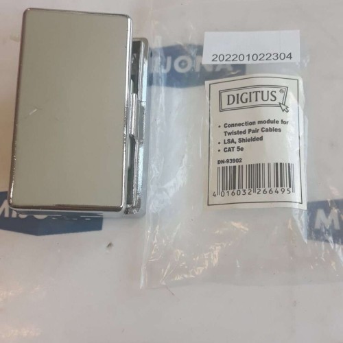 DIGITUS CONNECTION MODULE FOR TWISTED PAIR CABLES CAT 5e DN 93902 NEW OLD STOCK