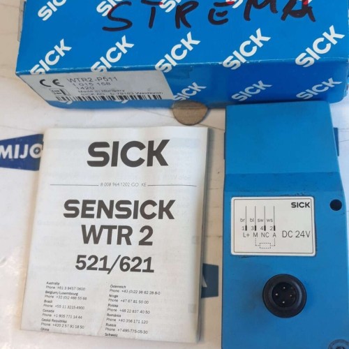 SICK WTR2-P511 1015158 WTR2 P511 1 015 158 PROXIMITY SWITCH SICK WTR2-P511 1015158 WTR2 P511 1 015 158 PROXIMITY SWITCH