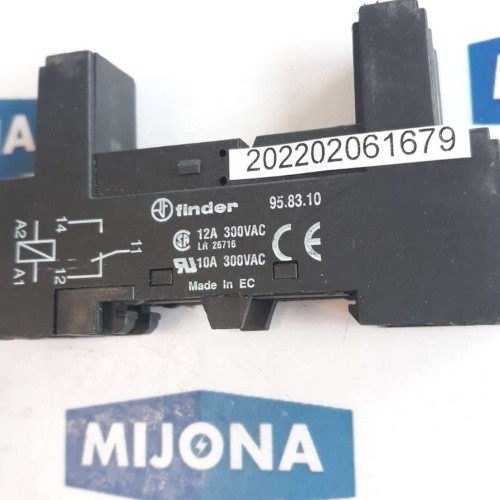 FINDER TYPE 95 83 10 SOCKET 12A 300VAC 10A 300VAC 95.83.10 FINDER TYPE 95 83 10 SOCKET 12A 300VAC 10A 300VAC 95.83.10