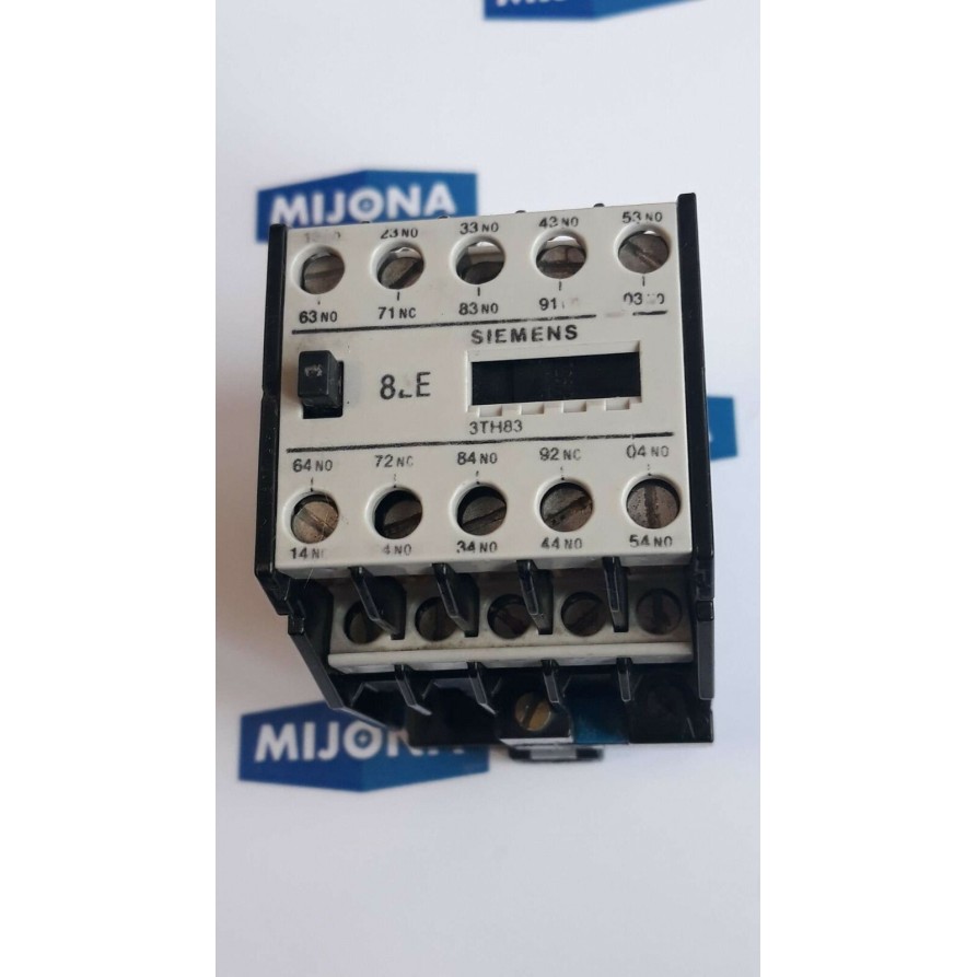 SIEMENS 3TH83 82 0A 8S 2O 8NO 2NC CONTACTOR COIL 220V 50HZ 264V 60HZ 3TH8382-0A