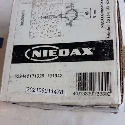 Niedax SAS 6V 537170 screw spacer clamps Preis pro 50 Stück Price for 50 psc.