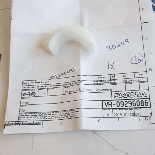 SCANIA COVER VR 09296086 (new old stock) SCANIA COVER VR 09296086 (new old stock)
