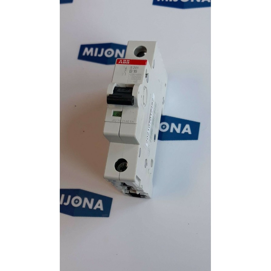 ABB S 201 B 16 Miniature circuit breaker 230 400V 2CDS251001R0165 NEW OLD STOCK ABB S 201 B 16 Miniature circuit breaker 230 400V 2CDS251001R0165 NEW OLD STOCK