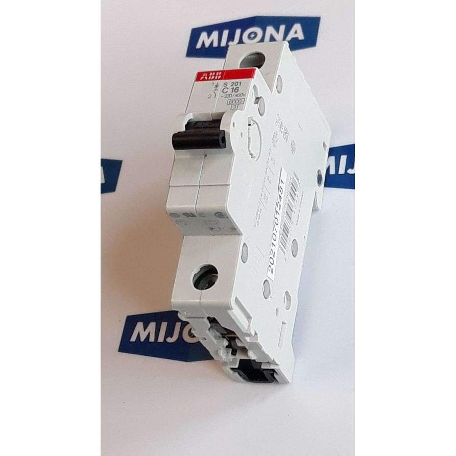 ABB S 201 C 16 Miniature circuit breaker 230 400V 2CDS251001R0164 NEW OLD STOCK
