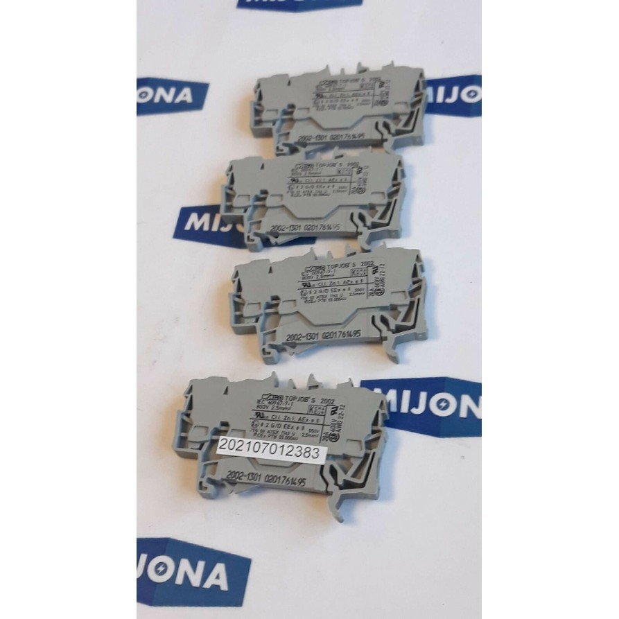 WAGO TOPJOB S 2002 IEC 60947-7-1 800V 2,5mm² 2002-1301 0201761495 price for 4psc