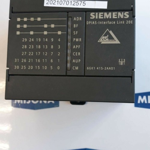 SIEMENS DP AS INTERFACE LINK 20E 6GK1 415 2AA01 6GK1415-2AA01 PROFIBUS AS