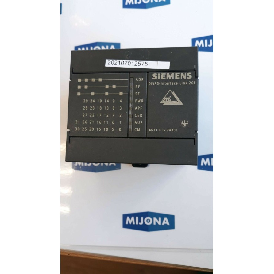 SIEMENS DP AS INTERFACE LINK 20E 6GK1 415 2AA01 6GK1415-2AA01 PROFIBUS AS