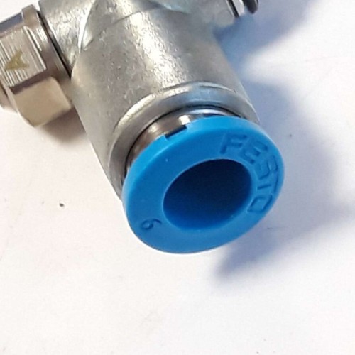 FESTO GRLA M5 QS 6 D Flow Control Valve Slotted Screw 193139 NEW OLD STOCK FESTO GRLA M5 QS 6 D Flow Control Valve Slotted Screw 193139 NEW OLD STOCK