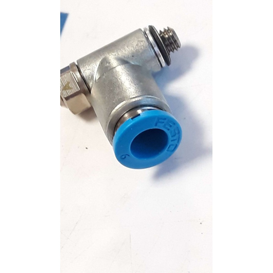 FESTO GRLA M5 QS 6 D Flow Control Valve Slotted Screw 193139 NEW OLD STOCK FESTO GRLA M5 QS 6 D Flow Control Valve Slotted Screw 193139 NEW OLD STOCK