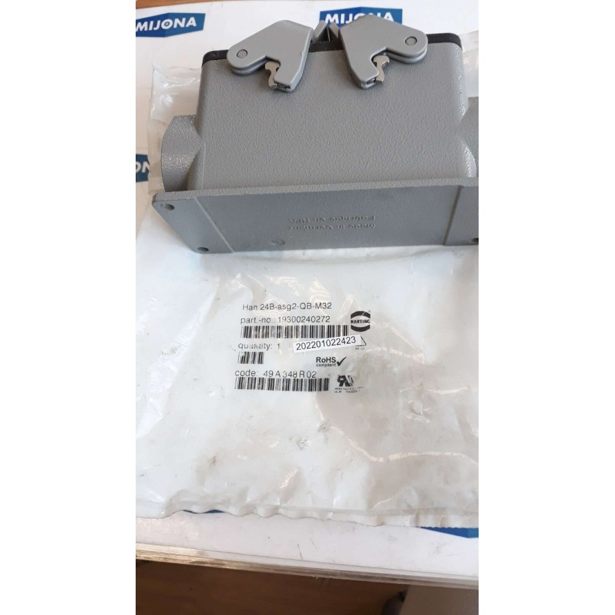 HARTING HAN 24B ASG2 QB M32 CONNECTOR 19300161266 HAN 16B-asg2-QB-M32 NEW OLD ST HARTING HAN 24B ASG2 QB M32 CONNECTOR 19300161266 HAN 16B-asg2-QB-M32 NEW OLD ST
