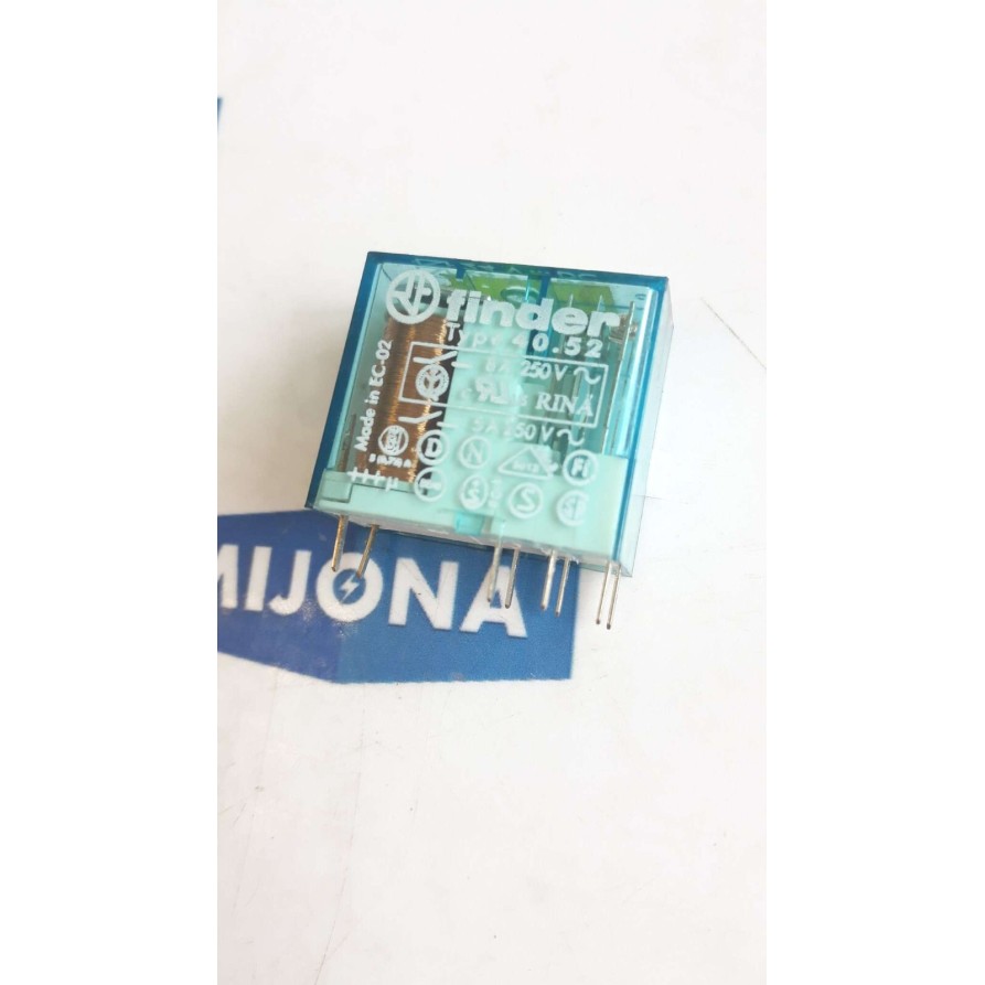 FINDER 40.52 relay relais 8A 250V 5A 250V 40 52 24V DC FINDER 40.52 relay relais 8A 250V 5A 250V 40 52 24V DC