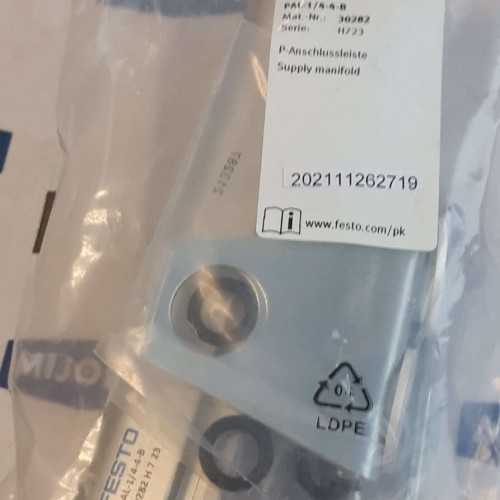 FESTO PAL 1 4 4 B  SUPPLY MANIFOLD 30282 SERIES H723 PAL-1/4-4-B