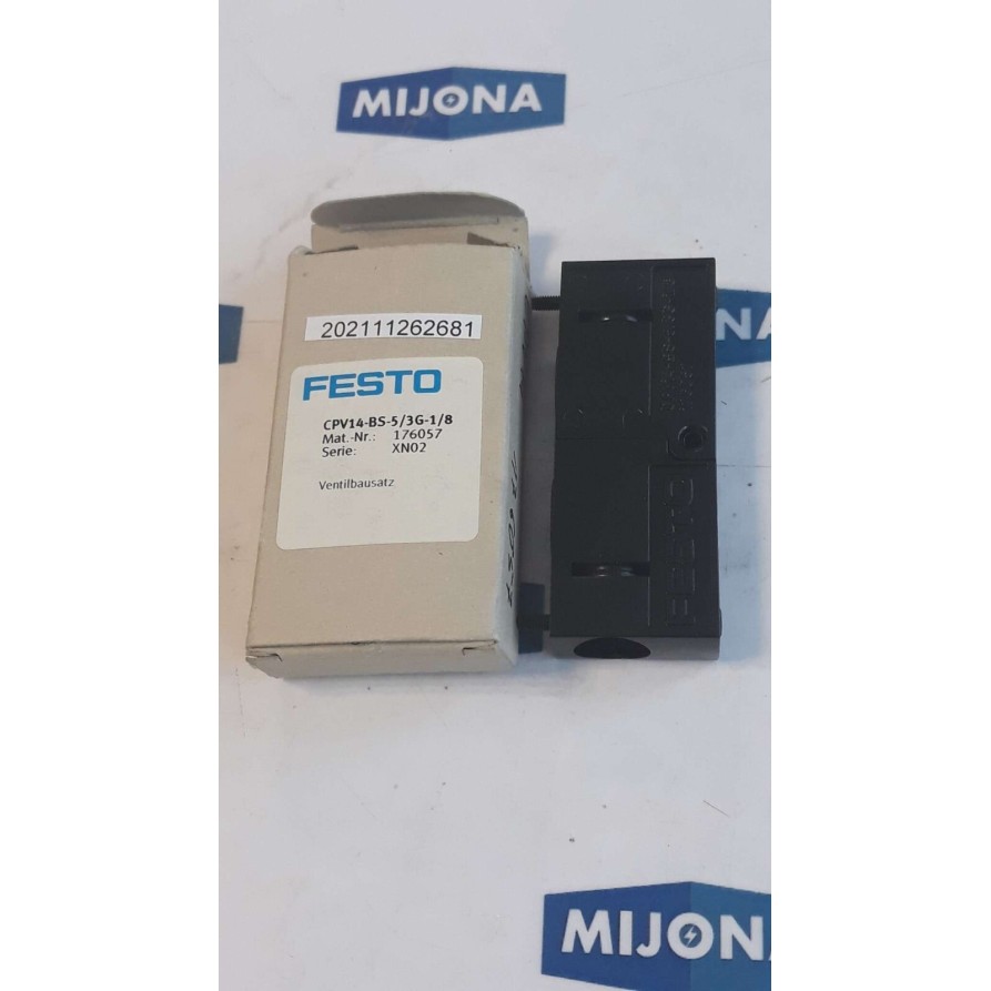 Festo CPV14 BS 5 3G 1 8 SOLENOID VALVE MAGNETVENTIL 176057 NEW OLD STOCK Festo CPV14 BS 5 3G 1 8 SOLENOID VALVE MAGNETVENTIL 176057 NEW OLD STOCK