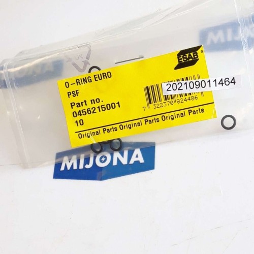 Esab O RING EURO 0456215001 price for 10 psc