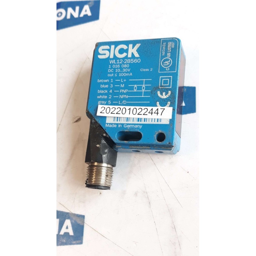 SICK WL12 2B560 1 016 080 DC 10 30V WL12-2B560 SICK WL12 2B560 1 016 080 DC 10 30V WL12-2B560