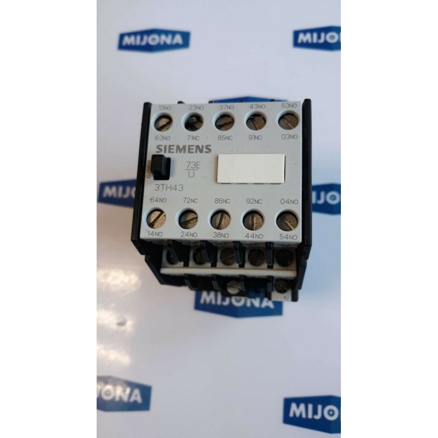 SIEMENS 3TH4346 0A  7S 3O 7NO 3NC CONTACTOR COIL 230V 277V 50HZ 60HZ
