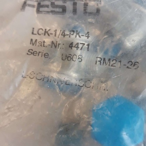 FESTO LCK 1 4 PK 4 4471 price for 10 psc LCK-1/4 PK-4 FESTO LCK 1 4 PK 4 4471 price for 10 psc LCK-1/4 PK-4