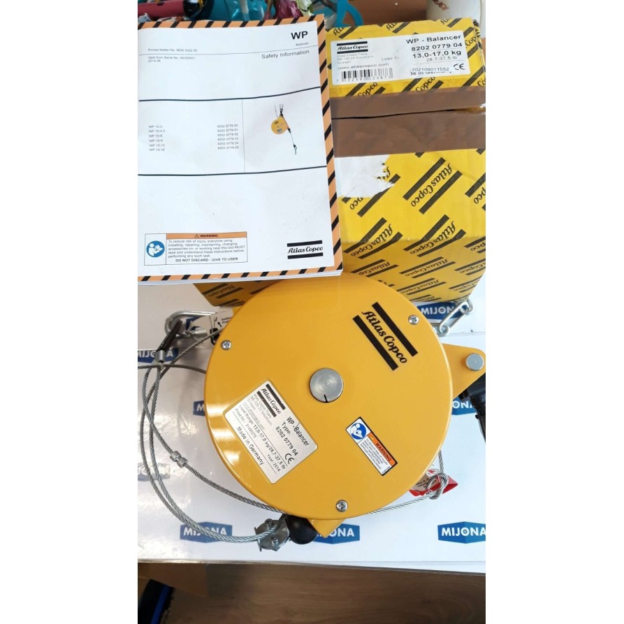 Atlas Copco WP BALANCER 8202 0779 04 13-17KG  (new old stock)