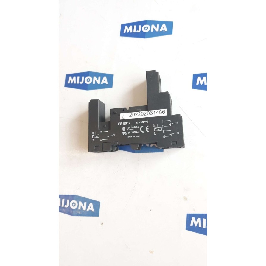 FINDER TYPE ES 50 3 SOCKET 12A 300VAC 10A 300VAC