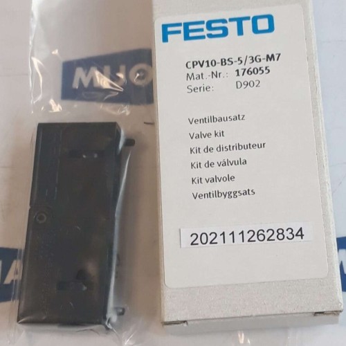Festo CPV10 BS 5 3G M7 VALVE KIT VENTILBAUSATZ 176055 NEW OLD STOCK Festo CPV10 BS 5 3G M7 VALVE KIT VENTILBAUSATZ 176055 NEW OLD STOCK