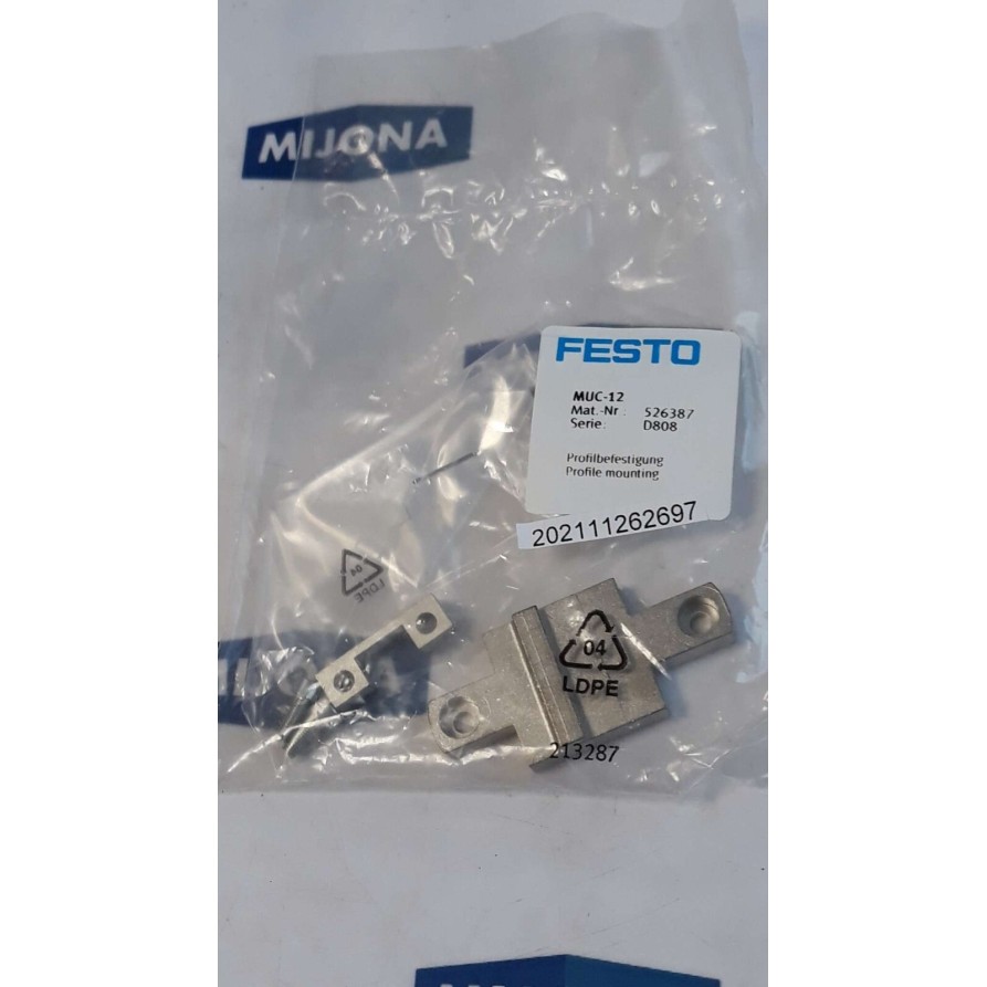 Festo MUC 12 526387 PROFILE MOUNTING MUC-12 PROFILBEFESTIGUNG