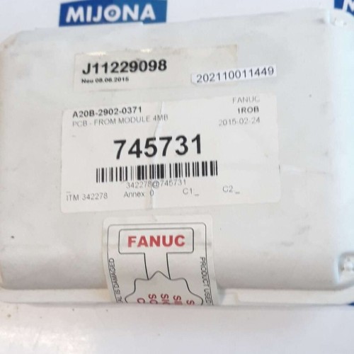 FANUC A20B 2902 0371 PCB FROM MODULE 4 MB CIRQUIT BOARD