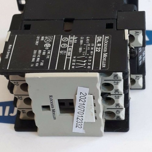 Klöckner Moeller DIL R 22 500V 600V 16A COIL 220V 50HZ 240V 60HZ
