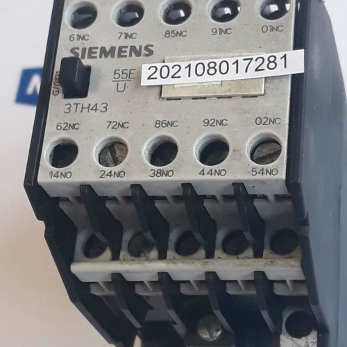 SIEMENS 3TH4394 0A 5S+5O 5NO+5NC CONTACTOR COIL 230V 50HZ 277V 60HZ SIEMENS 3TH4394 0A 5S+5O 5NO+5NC CONTACTOR COIL 230V 50HZ 277V 60HZ