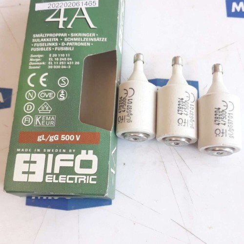 IFÖELECTRIC gL gG 500V FUSELINKS 478204 price for 3psc gLgG9701 (new old stock)