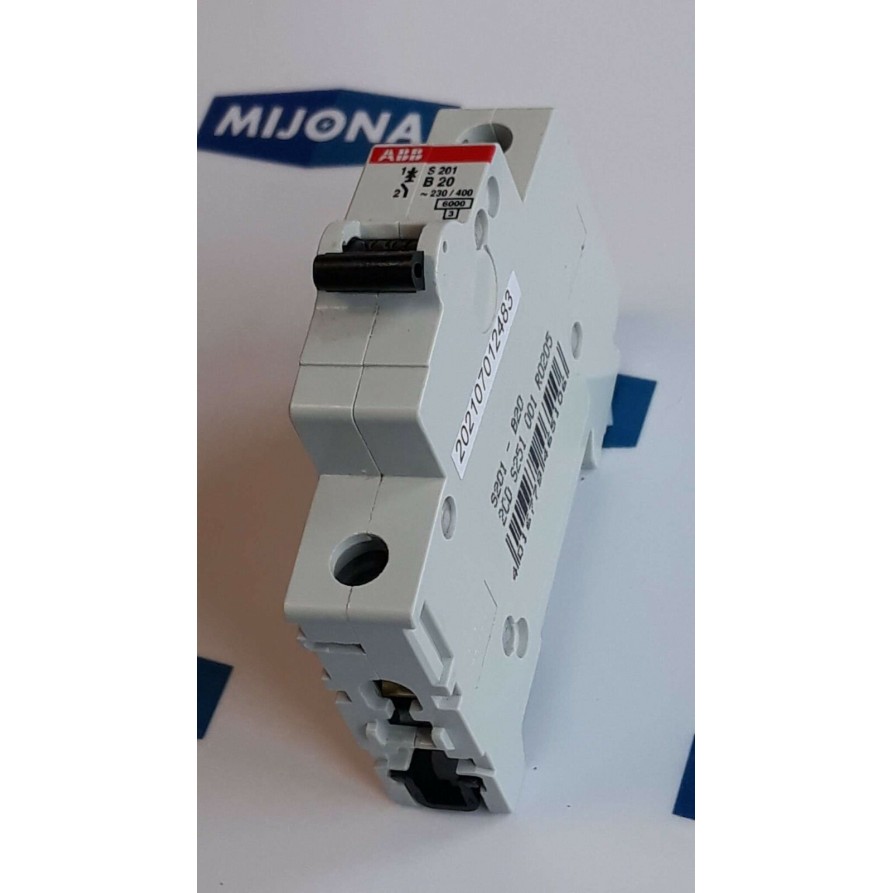 ABB S 201 B 20 Miniature circuit breaker 133 230V S201 B20 NEW OLD STOCK ABB S 201 B 20 Miniature circuit breaker 133 230V S201 B20 NEW OLD STOCK