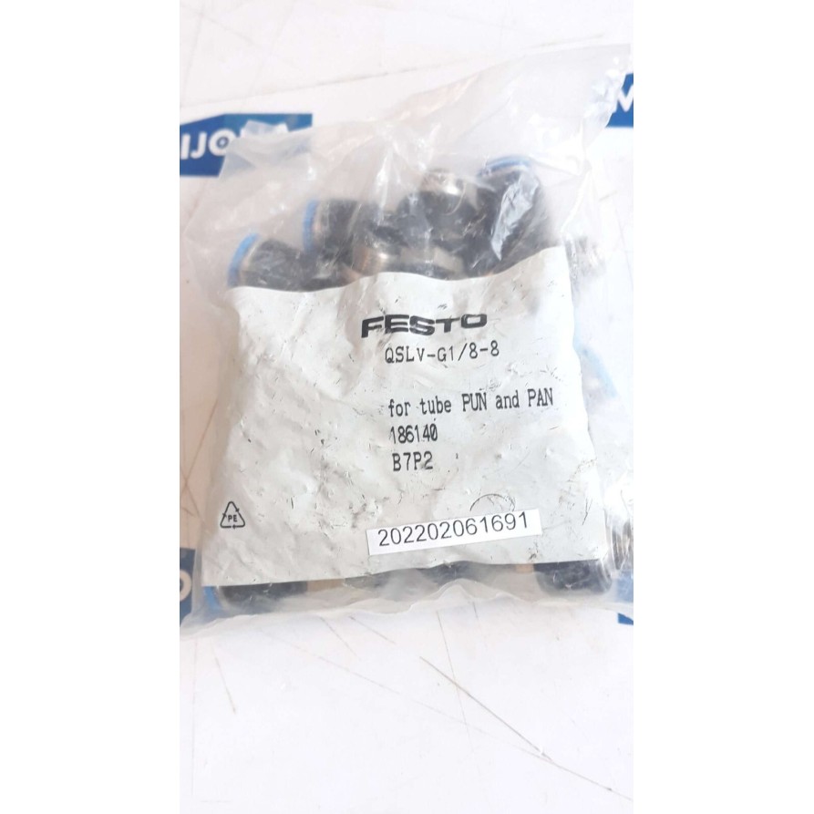 FESTO QSLV G1 8 8 TUBE PUN AND PAN 186140 price for 10 psc QSLV-G1/8-8