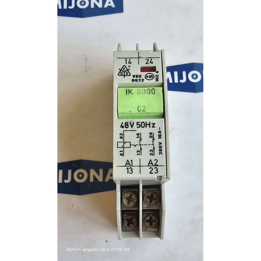 Dold WZ 4 50HZ 48V IK 8800 Latching Power Relay WZ4 IK8800 380V 16A Dold WZ 4 50HZ 48V IK 8800 Latching Power Relay WZ4 IK8800 380V 16A