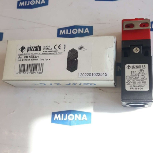 Pizzato FR 593 D1 SAFETY SWITCH L19 FR1 470507 NEW OLD STOCK Pizzato FR 593 D1 SAFETY SWITCH L19 FR1 470507 NEW OLD STOCK